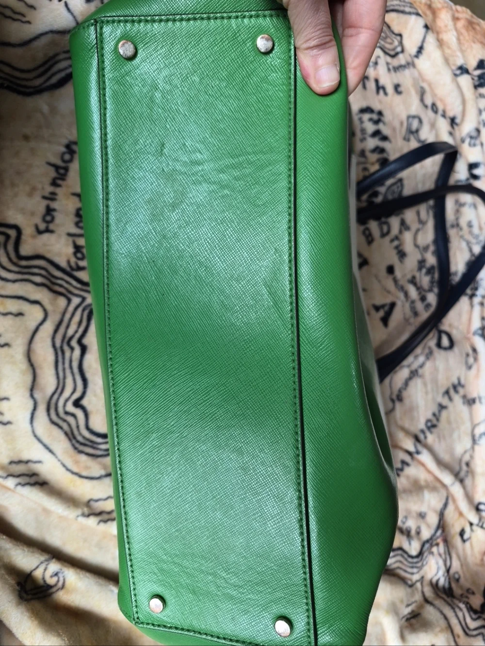 Kate Spade New York Staci Colorblock Large Tote Green